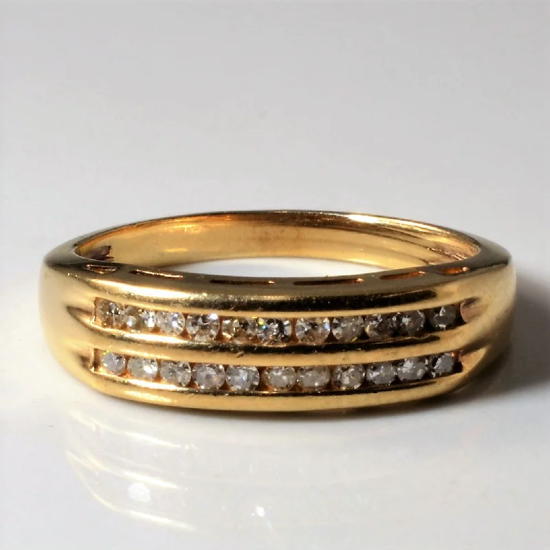 Handcrafted Jewelry Sale – Unique Designs At Low Prices Double Row Channel Band | 0.33ctw | SZ 7 | Handcrafted Jewelry Sale – Unique Designs At Low Prices Double Row Channel Band | 0.33ctw | SZ 7 |