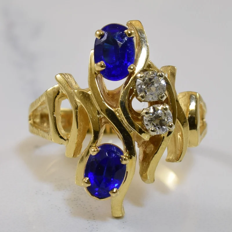 Exclusive Jewelry Sale – Shine For Less Doublet & Diamond Open Work Ring | 1.00ctw, 0.20ctw | SZ 6.5 | Exclusive Jewelry Sale – Shine For Less Doublet & Diamond Open Work Ring | 1.00ctw, 0.20ctw | SZ 6.5 |