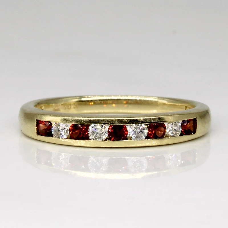 Save On Luxury Jewelry Pieces – Limited-Time Offers Channel Set Garnet & Diamond Ring | 0.18ctw, 0.12ctw | SZ 7 | Save On Luxury Jewelry Pieces – Limited-Time Offers Channel Set Garnet & Diamond Ring | 0.18ctw, 0.12ctw | SZ 7 |