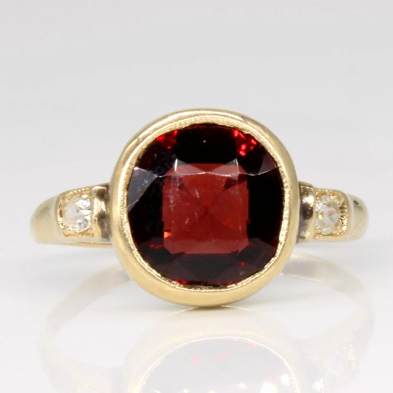 Best Jewelry Sale – Shop Exclusive Designs Now Retro Garnet & Diamond Ring | 1.82ct, 0.05ctw | SZ 5.25 | Best Jewelry Sale – Shop Exclusive Designs Now Retro Garnet & Diamond Ring | 1.82ct, 0.05ctw | SZ 5.25 |