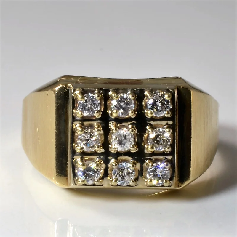Dainty And Elegant Jewelry Now At Reduced Prices Grid Set Diamond Ring | 0.40ctw | SZ 9.75 | Dainty And Elegant Jewelry Now At Reduced Prices Grid Set Diamond Ring | 0.40ctw | SZ 9.75 |
