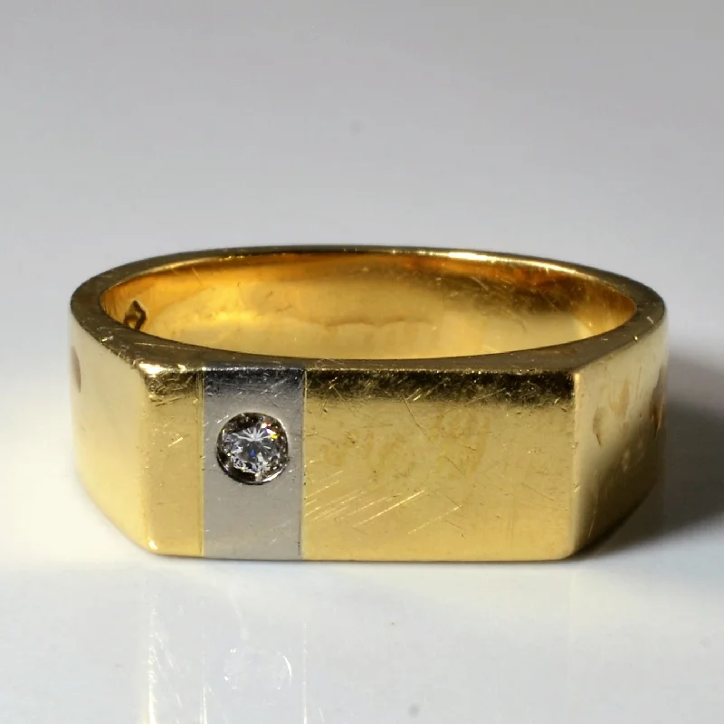 Flash Sale On Elegant Jewelry – Don't Miss Out Gypsy Diamond Signet Ring | 0.05ct | SZ 9.5 | Flash Sale On Elegant Jewelry – Don't Miss Out Gypsy Diamond Signet Ring | 0.05ct | SZ 9.5 |