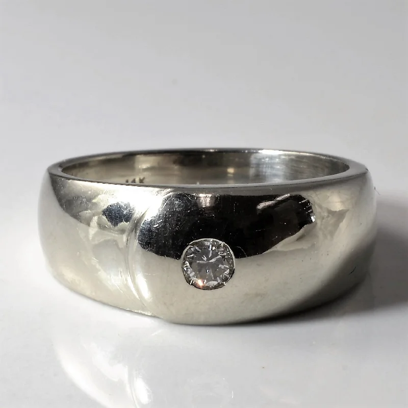 Exclusive Jewelry Discounts – Shop Now For Savings Curved Gypsy Set Diamond Band | 0.11ct | SZ 8.5 |