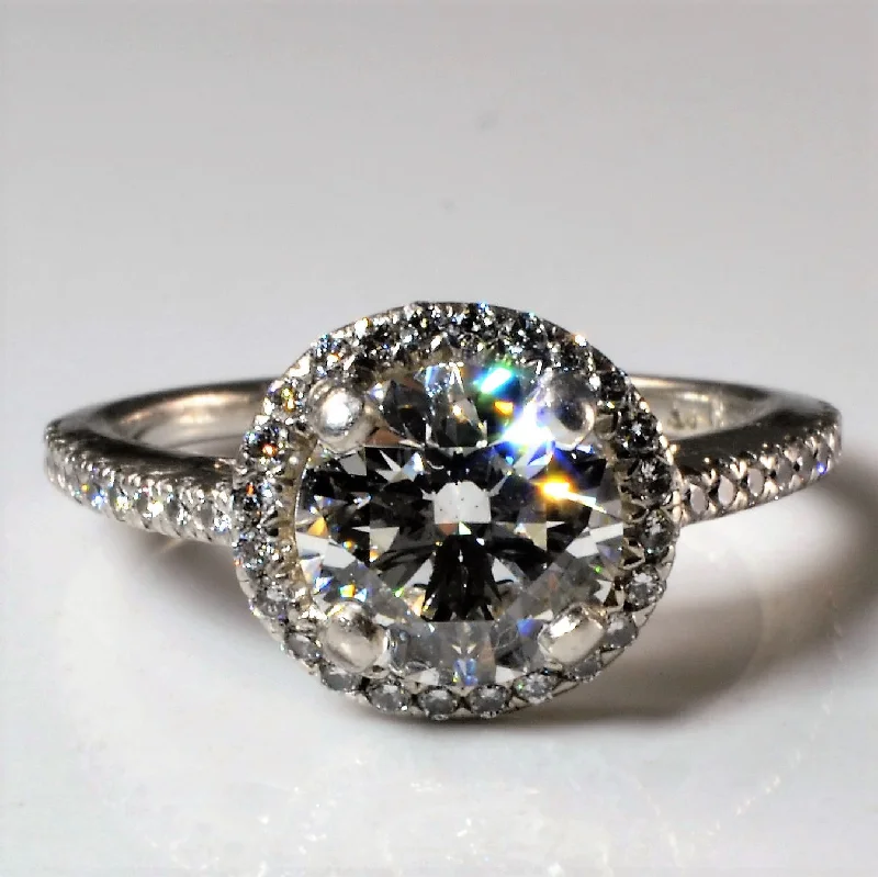 Unlock Unbeatable Jewelry Deals Before They’Re Gone 18k GIA Certified Diamond Halo Engagement Ring | 1.89ctw | SI1 H Ex | SZ 5.25 | Unlock Unbeatable Jewelry Deals Before They’Re Gone 18k GIA Certified Diamond Halo Engagement Ring | 1.89ctw | SI1 H Ex | SZ 5.25 |