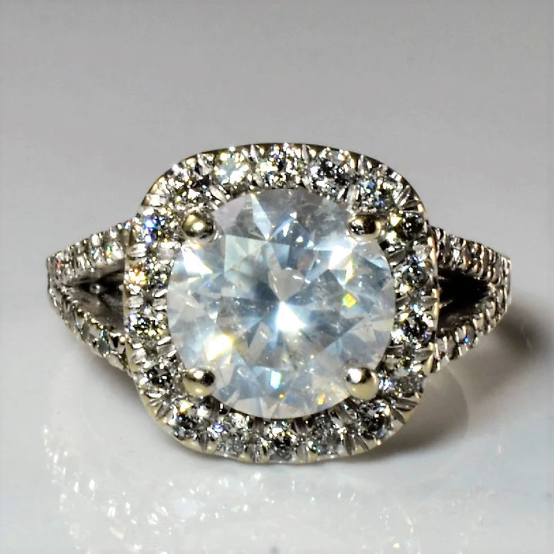 Once-A-Year Jewelry Sale – Grab Your Favorites Now Halo Diamond Engagement Ring | 2.64ctw | SZ 4 | Once-A-Year Jewelry Sale – Grab Your Favorites Now Halo Diamond Engagement Ring | 2.64ctw | SZ 4 |