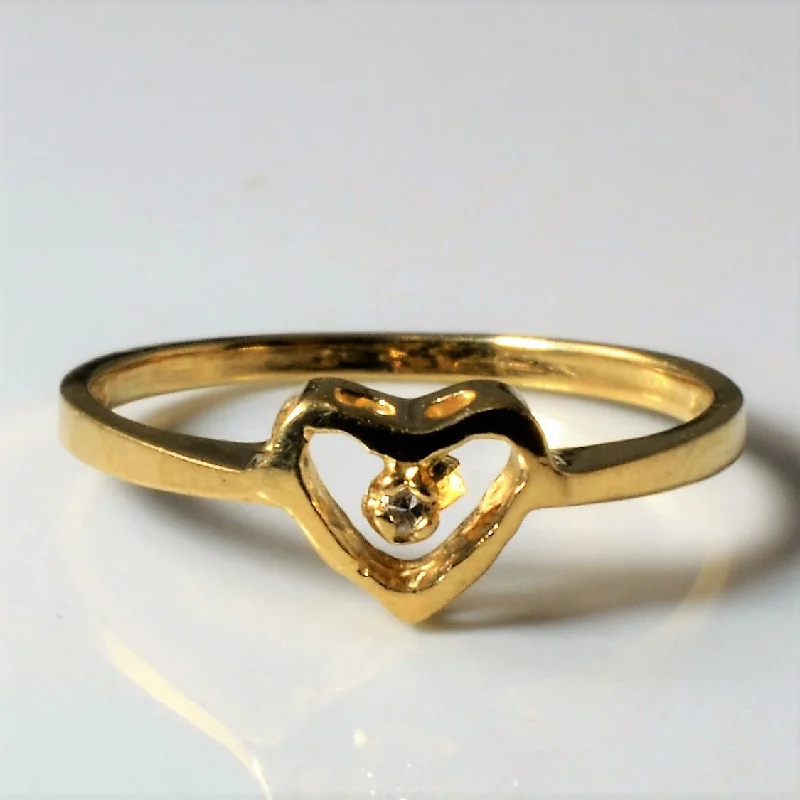 Elegant Jewelry, Exclusive Prices – Shop Now Petite Diamond Heart Ring | 0.01ct | SZ 5 | Elegant Jewelry, Exclusive Prices – Shop Now Petite Diamond Heart Ring | 0.01ct | SZ 5 |