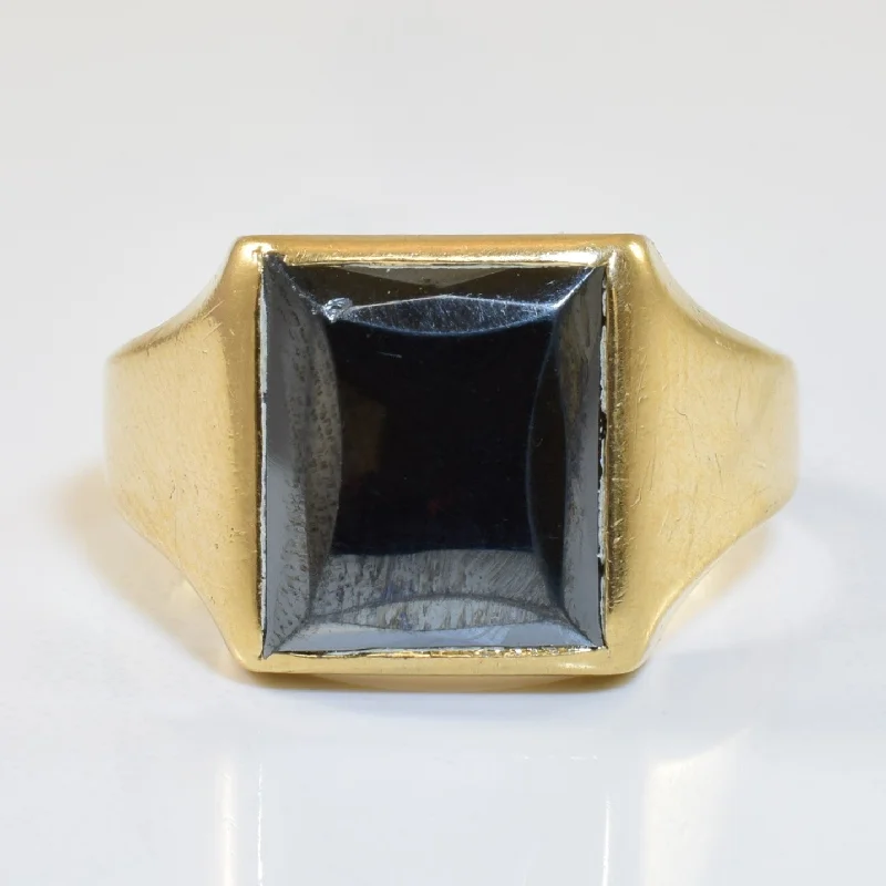 Unique Jewelry For Less – Shop The Sale Now Faceted Hematite Ring | 4.00ct | SZ 8.25 |