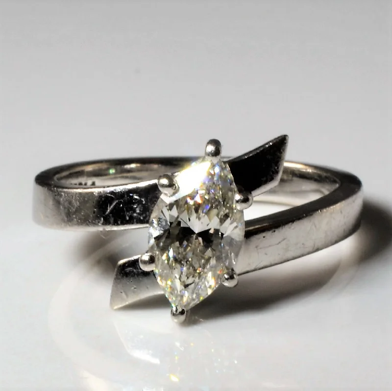 Discover Unique Jewelry With Special Limited-Time Offers Platinum Marquise Diamond Bypass Ring | 1.03ct | SZ 6 | Discover Unique Jewelry With Special Limited-Time Offers Platinum Marquise Diamond Bypass Ring | 1.03ct | SZ 6 |