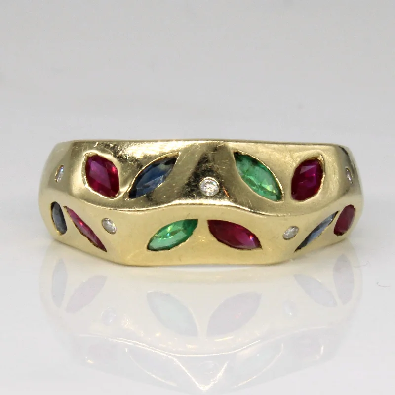 Exclusive Jewelry Bundles At Discounted Prices Marquise Multi Gem Ring | 0.65ctw | SZ 6.75 | Exclusive Jewelry Bundles At Discounted Prices Marquise Multi Gem Ring | 0.65ctw | SZ 6.75 |