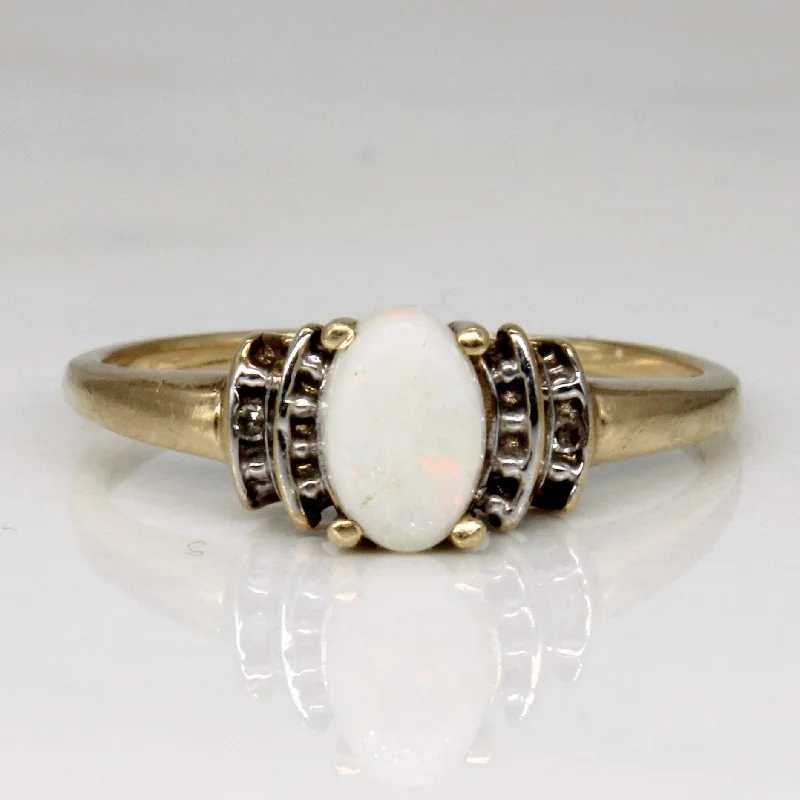 Exclusive Jewelry Discounts – Shop Now For Savings Opal & Diamond Ring | 0.35ct, 0.01ctw | SZ 7 | Exclusive Jewelry Discounts – Shop Now For Savings Opal & Diamond Ring | 0.35ct, 0.01ctw | SZ 7 |