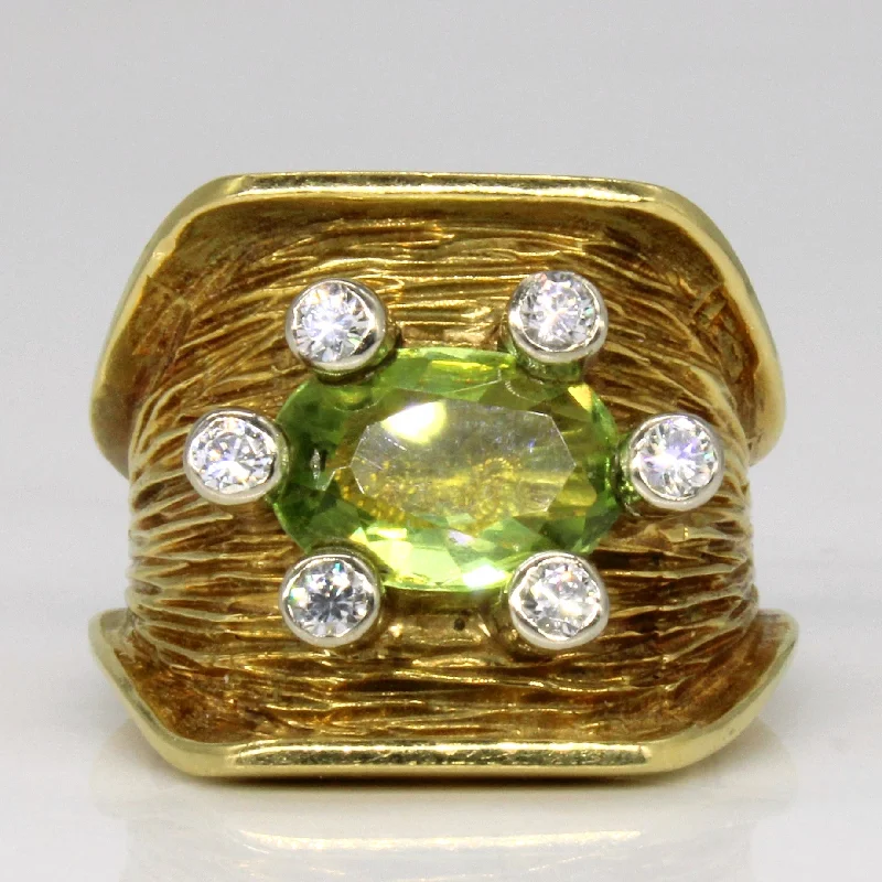 Best Jewelry Deals – Premium Quality At Exclusive Discounts Peridot & Diamond Unique Design Ring | 1.25ct, 0.24ctw | SZ 6.5 | Best Jewelry Deals – Premium Quality At Exclusive Discounts Peridot & Diamond Unique Design Ring | 1.25ct, 0.24ctw | SZ 6.5 |