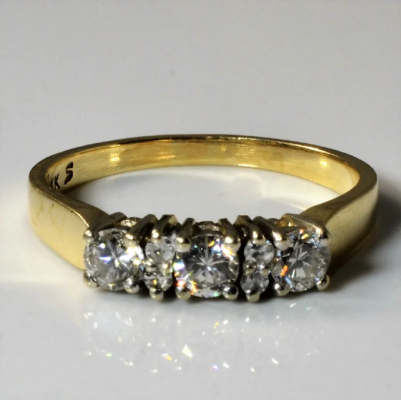 Get The Best Deals On Timeless Jewelry Pieces Yellow Gold Diamond Band | 0.51ctw | SZ 7.25 | Get The Best Deals On Timeless Jewelry Pieces Yellow Gold Diamond Band | 0.51ctw | SZ 7.25 |
