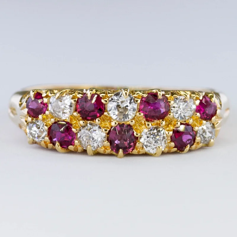 Last Chance To Shop High-End Jewelry At Markdown Prices Early 1900s Ruby & Diamond Filigree Ring | 0.42ctw, 0.28ctw | SZ 7.5 | Last Chance To Shop High-End Jewelry At Markdown Prices Early 1900s Ruby & Diamond Filigree Ring | 0.42ctw, 0.28ctw | SZ 7.5 |