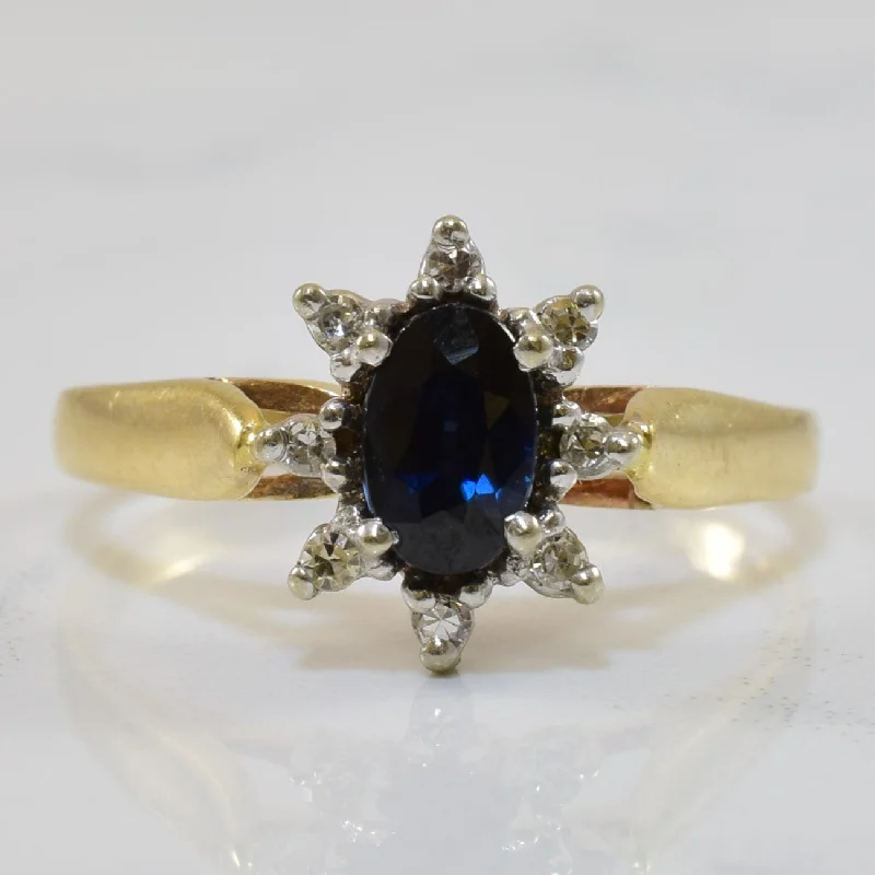 Elevate Your Jewelry Collection With Limited-Time Savings Sapphire & Diamond Halo Ring | 0.50ct, 0.06ctw | SZ 6.75 | Elevate Your Jewelry Collection With Limited-Time Savings Sapphire & Diamond Halo Ring | 0.50ct, 0.06ctw | SZ 6.75 |