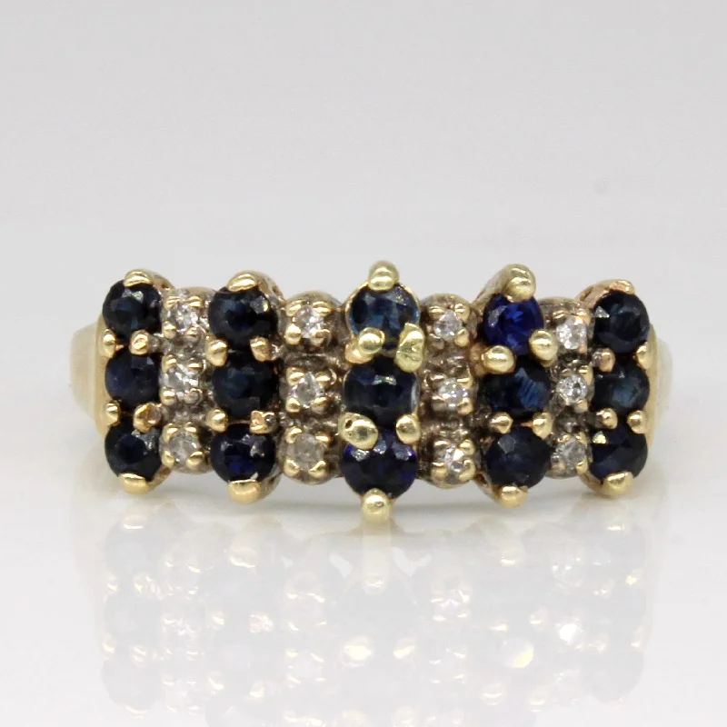 Huge Savings On Premium Jewelry Styles Sapphire & Diamond High Set Peak Ring | 0.52ctw, 0.03ctw | SZ 7.5 | Huge Savings On Premium Jewelry Styles Sapphire & Diamond High Set Peak Ring | 0.52ctw, 0.03ctw | SZ 7.5 |
