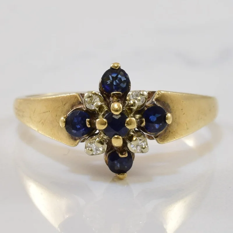 Don't Miss These Dazzling Jewelry Discounts Sapphire & Diamond Cluster Ring | 0.24ctw, 0.03ctw | SZ 6.25 | Don't Miss These Dazzling Jewelry Discounts Sapphire & Diamond Cluster Ring | 0.24ctw, 0.03ctw | SZ 6.25 |