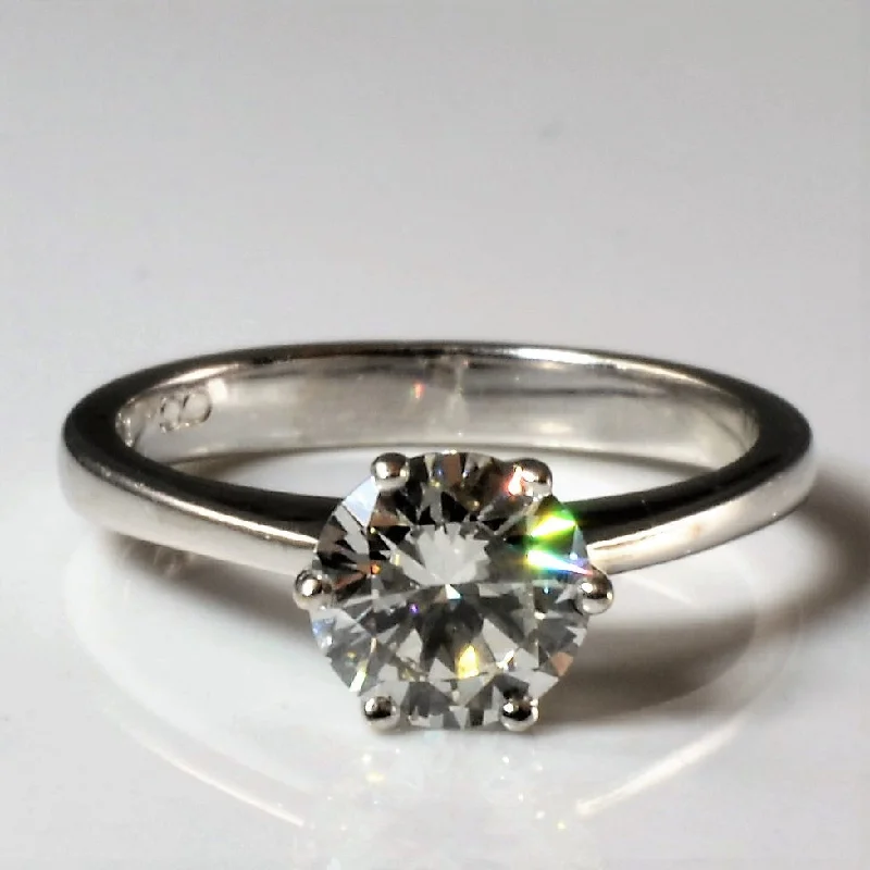Affordable Gold-Plated Jewelry For Modern Fashion Six Prong Solitaire Diamond Engagement Ring | 1.00ct | SZ 4.75 | Affordable Gold-Plated Jewelry For Modern Fashion Six Prong Solitaire Diamond Engagement Ring | 1.00ct | SZ 4.75 |