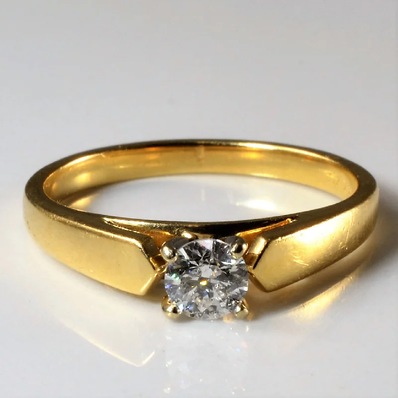 Unmissable Discounts On Timeless Jewelry Pieces Tapered Solitaire Diamond Engagement Ring | 0.32ct | SZ 7 | Unmissable Discounts On Timeless Jewelry Pieces Tapered Solitaire Diamond Engagement Ring | 0.32ct | SZ 7 |