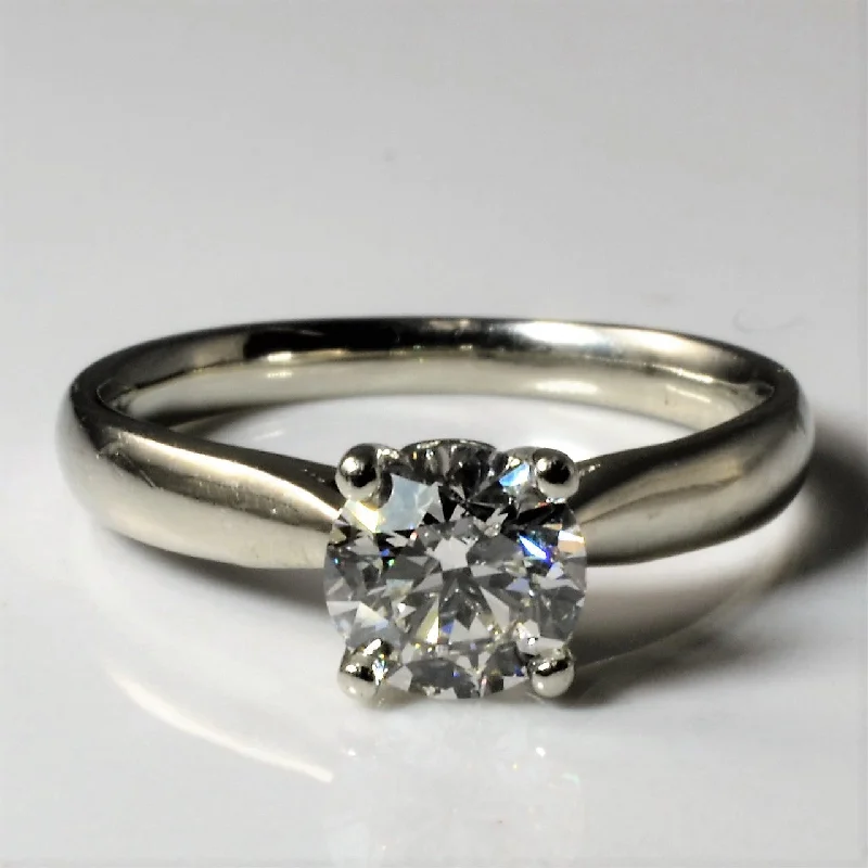 Luxury Jewelry Now At Special Promotional Rates White Gold Hidden Detail Engagement Ring | 1.01ct | SZ 6 |