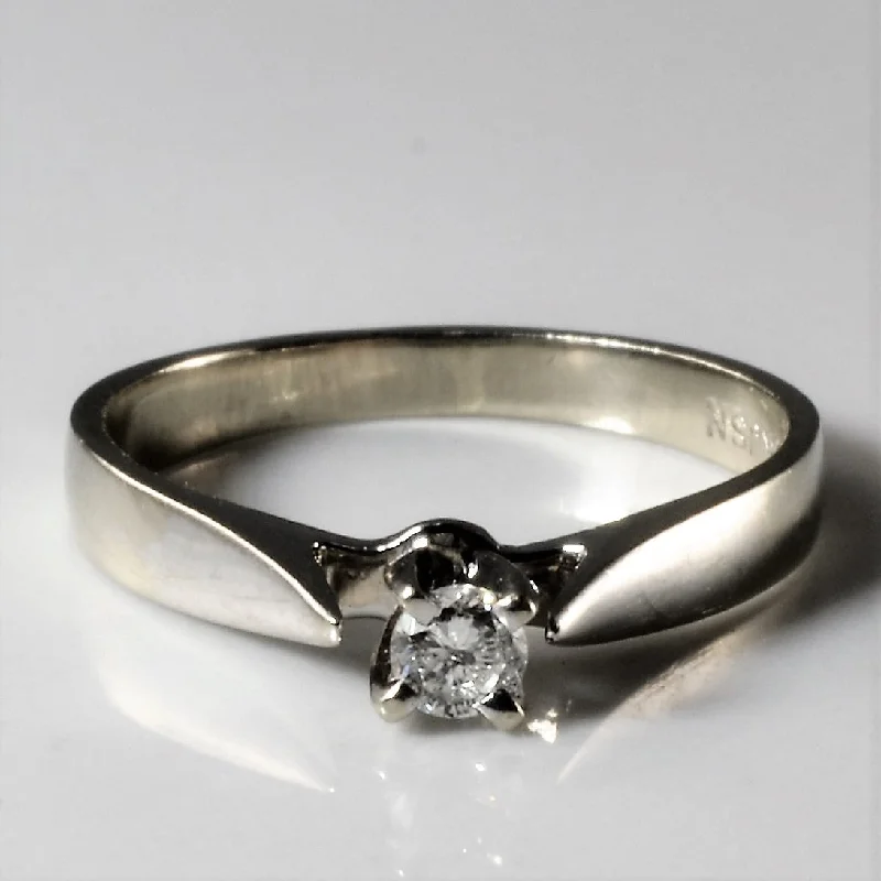 Timeless Jewelry At Special Discount Rates Solitaire Diamond Ring | 0.08ct | SZ 4 |