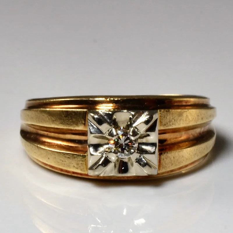 Limited-Time Offer On Elegant Jewelry Pieces Grooved Illusion Diamond Ring | 0.10ct | SZ 9.5 | Limited-Time Offer On Elegant Jewelry Pieces Grooved Illusion Diamond Ring | 0.10ct | SZ 9.5 |