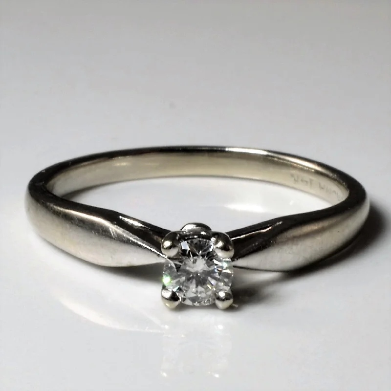 Shop Fine Jewelry With Amazing Deals White Gold Solitaire Diamond Ring | 0.22ct | SZ 8.5 | Shop Fine Jewelry With Amazing Deals White Gold Solitaire Diamond Ring | 0.22ct | SZ 8.5 |