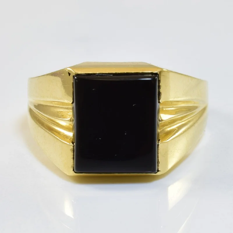 Jewelry Deals That Sparkle – Shop Today Square Onyx Ring | 1.95ct | SZ 9.5 |