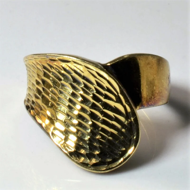 Stunning Jewelry At Even More Stunning Prices Textured Chevron Ring | SZ 5 |