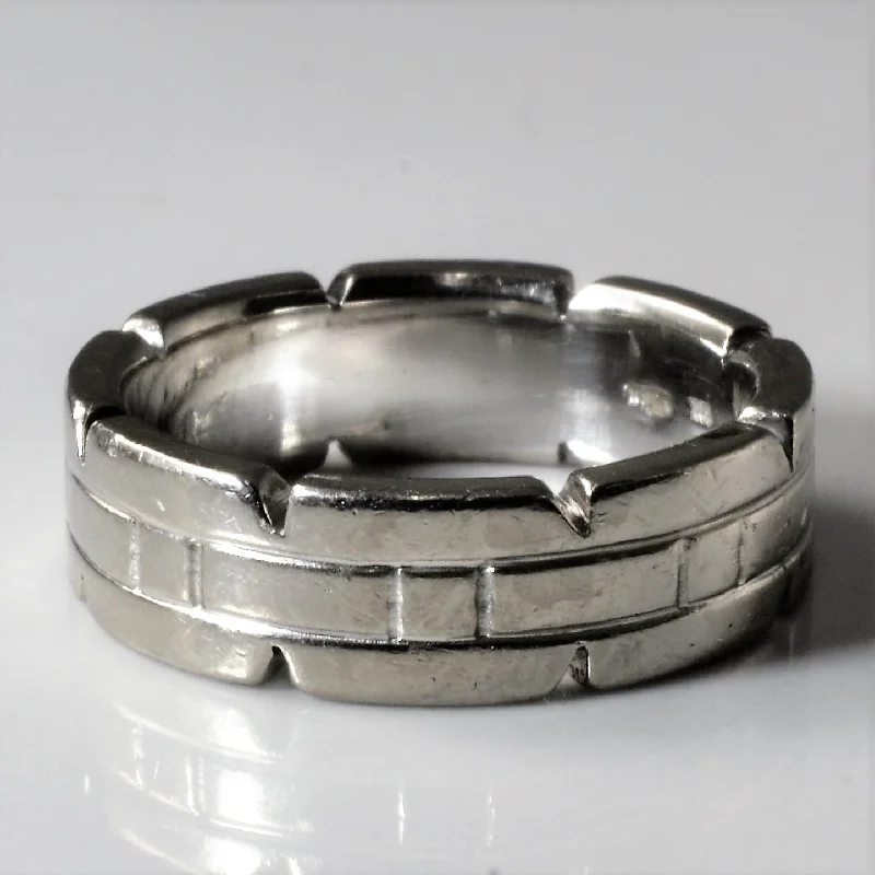 Buy More, Save More On Stunning Jewelry Pieces Platinum Brick Band | SZ 6.75 |
