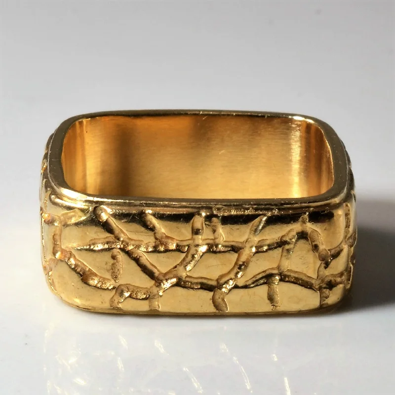 Jewelry Sale Alert – Shop Timeless Elegance Today Stone Patterned Square Band | SZ 8 | Jewelry Sale Alert – Shop Timeless Elegance Today Stone Patterned Square Band | SZ 8 |