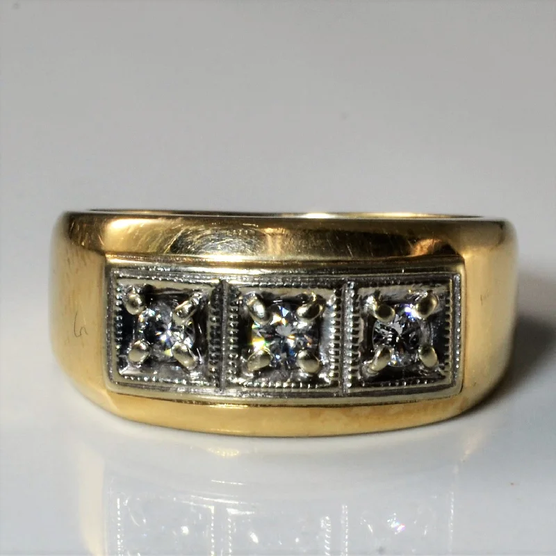 Shop Signature Jewelry Styles At Exclusive Prices Three Stone Diamond Band | 0.29ctw | SZ 7.75 | Shop Signature Jewelry Styles At Exclusive Prices Three Stone Diamond Band | 0.29ctw | SZ 7.75 |