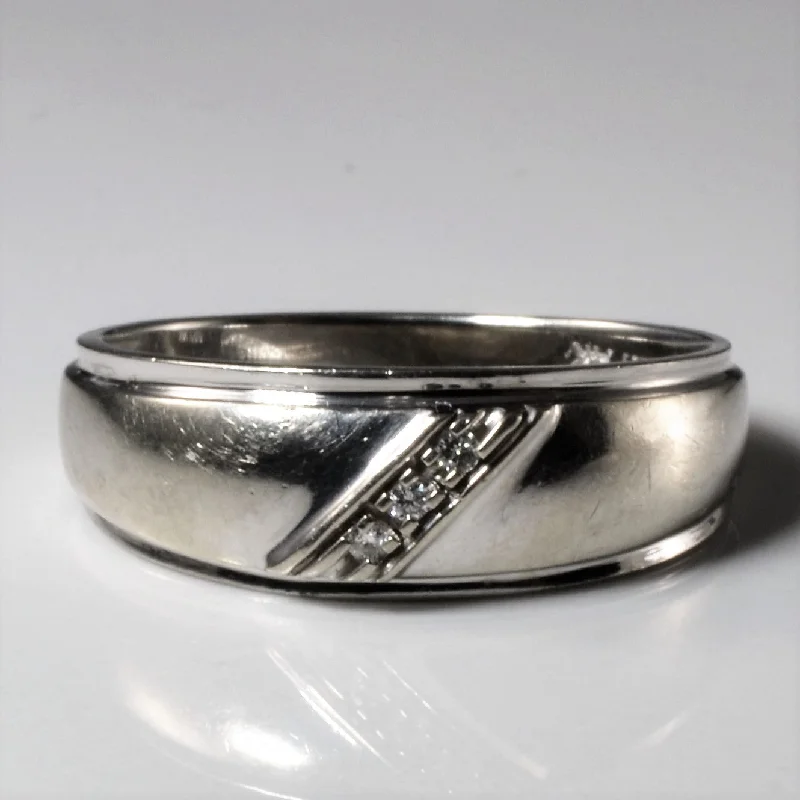 Exclusive Jewelry Markdowns – Limited-Time Offer Diagonal Three Stone Diamond Band | 0.04ctw | SZ 10.75 | Exclusive Jewelry Markdowns – Limited-Time Offer Diagonal Three Stone Diamond Band | 0.04ctw | SZ 10.75 |