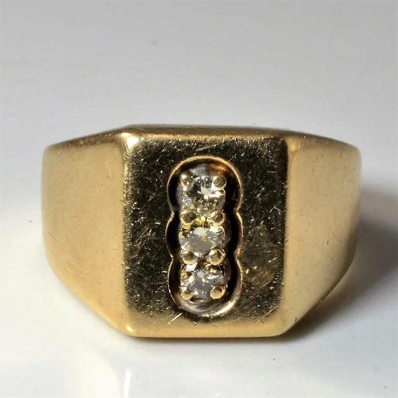 Once-A-Year Jewelry Sale – Grab Your Favorites Now Vertical Three Stone Diamond Ring | 0.24ctw | SZ 8.75 | Once-A-Year Jewelry Sale – Grab Your Favorites Now Vertical Three Stone Diamond Ring | 0.24ctw | SZ 8.75 |