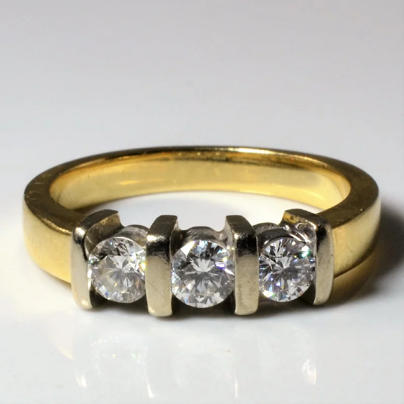 Stunning Jewelry At Even More Stunning Prices Three Stone Diamond Ring | 0.50ctw | SZ 7 | Stunning Jewelry At Even More Stunning Prices Three Stone Diamond Ring | 0.50ctw | SZ 7 |