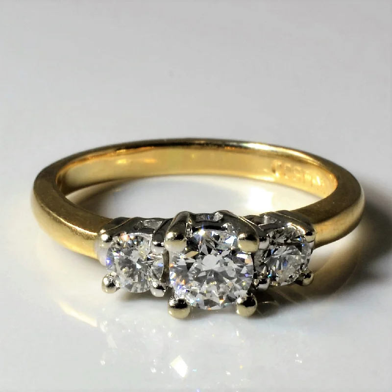 Don't Miss Out On Bestselling Jewelry At Special Prices Yellow Gold Three Stone Diamond Ring | 0.51ctw | SZ 4.5 | Don't Miss Out On Bestselling Jewelry At Special Prices Yellow Gold Three Stone Diamond Ring | 0.51ctw | SZ 4.5 |