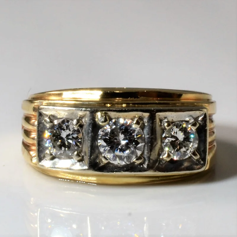 Stunning Jewelry Pieces At The Lowest Prices Ever Three Stone Diamond Ring | 1.04ctw | SZ 8 | Stunning Jewelry Pieces At The Lowest Prices Ever Three Stone Diamond Ring | 1.04ctw | SZ 8 |