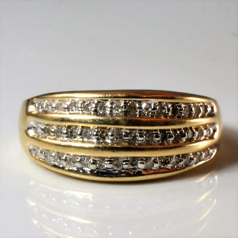 Don't Miss Out On Bestselling Jewelry At Special Prices Triple Row Diamond Ring | 0.21ctw | SZ 6.75 | Don't Miss Out On Bestselling Jewelry At Special Prices Triple Row Diamond Ring | 0.21ctw | SZ 6.75 |
