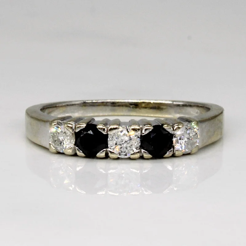 Grab Your Dream Jewelry At The Lowest Prices Black & White Diamond Band | 0.50ctw | SZ 6.5 | Grab Your Dream Jewelry At The Lowest Prices Black & White Diamond Band | 0.50ctw | SZ 6.5 |