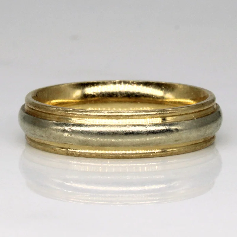 Get The Best Deals On Timeless Jewelry Pieces Two Tone Gold Band | SZ 9 |