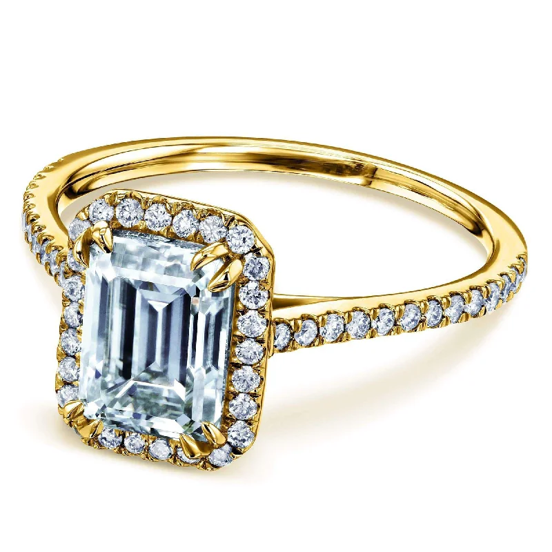 Unique Jewelry For Less – Shop The Sale Now 1.75ct Emerald Moissanite Halo Ring- Moissanite & Lab Diamonds Unique Jewelry For Less – Shop The Sale Now 1.75ct Emerald Moissanite Halo Ring- Moissanite & Lab Diamonds