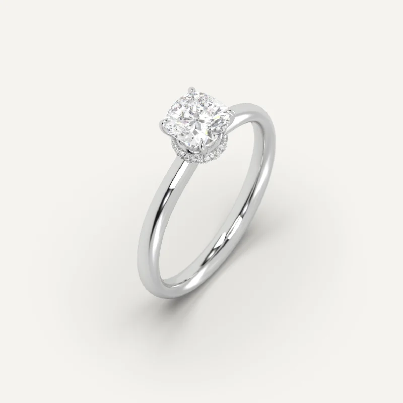 Must-Have Jewelry Pieces At Reduced Prices 1 carat Cushion Cut Diamond Ring