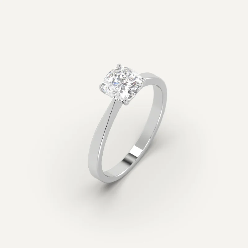 Your Perfect Accessory Now At The Best Price 1 carat Cushion Cut Diamond Ring
