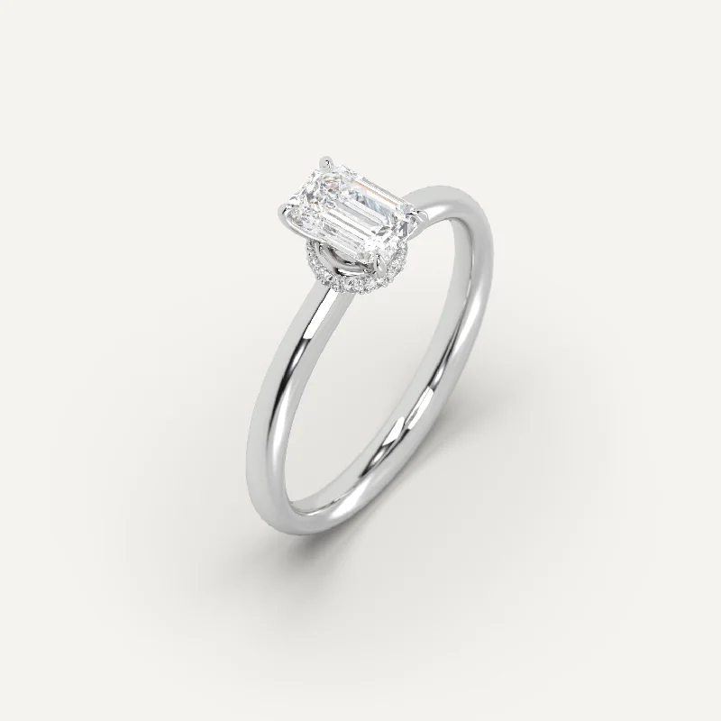Limited-Stock Jewelry Sale – Shop Before It's Gone 1 carat Emerald Cut Diamond Ring