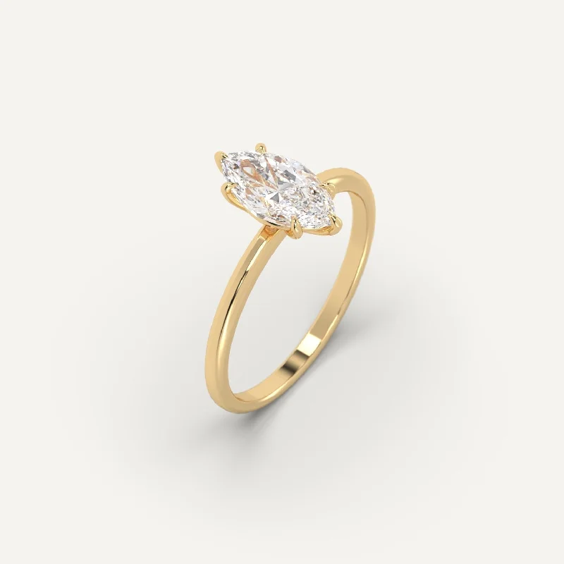Handcrafted Jewelry Sale – Unique Designs At Low Prices 1 carat Marquise Cut Diamond Ring Handcrafted Jewelry Sale – Unique Designs At Low Prices 1 carat Marquise Cut Diamond Ring