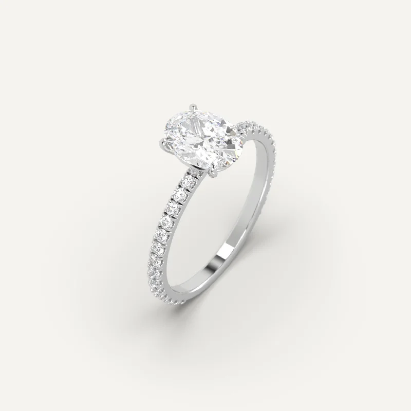 Handcrafted Beauty At Affordable Prices 1 carat Oval Cut Diamond Ring