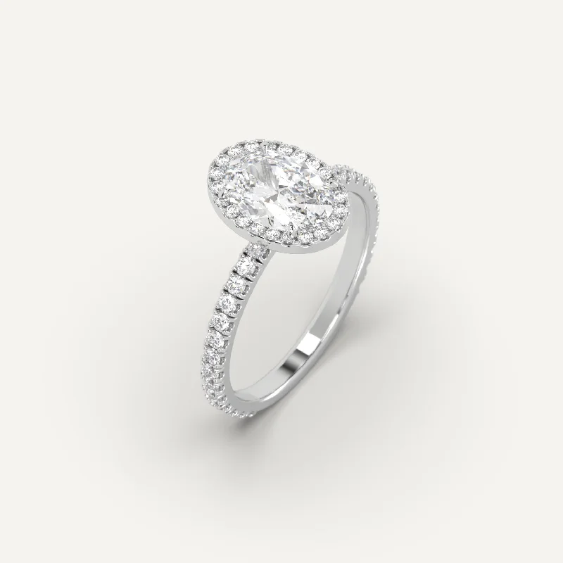 Personalized Jewelry At Special Discount Rates 1 carat Oval Cut Diamond Ring