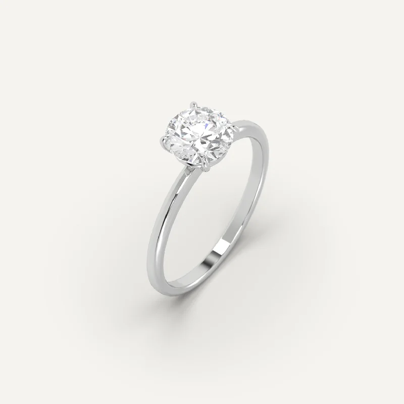 High-Quality Jewelry At A Fraction Of The Cost 1 carat Round Cut Diamond Ring