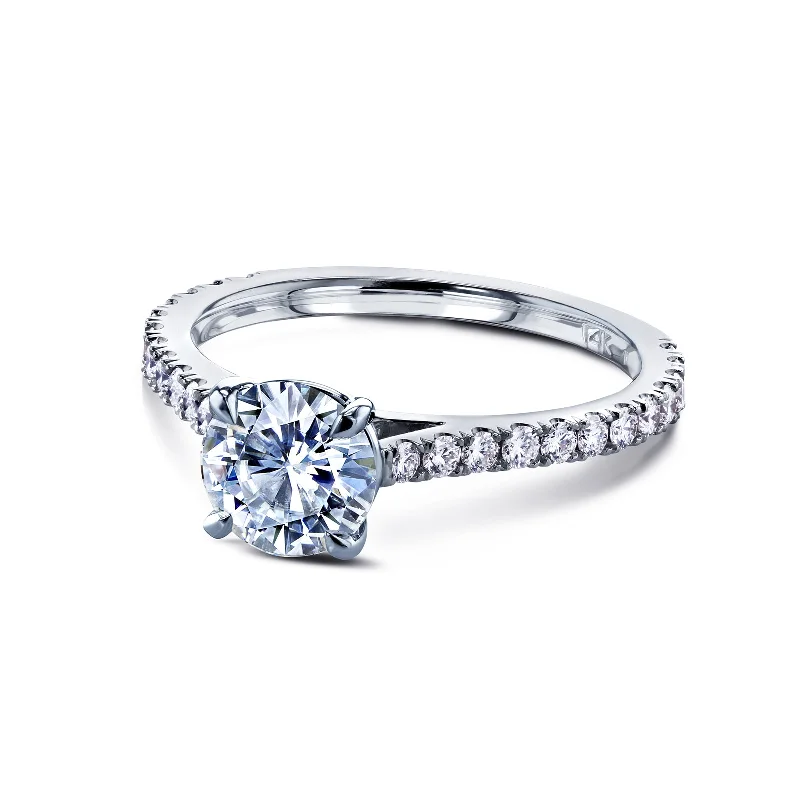 Jewelry Deals That Outshine The Rest 1ct Forever One Moissanite Peg Cathedral Gold Ring Jewelry Deals That Outshine The Rest 1ct Forever One Moissanite Peg Cathedral Gold Ring