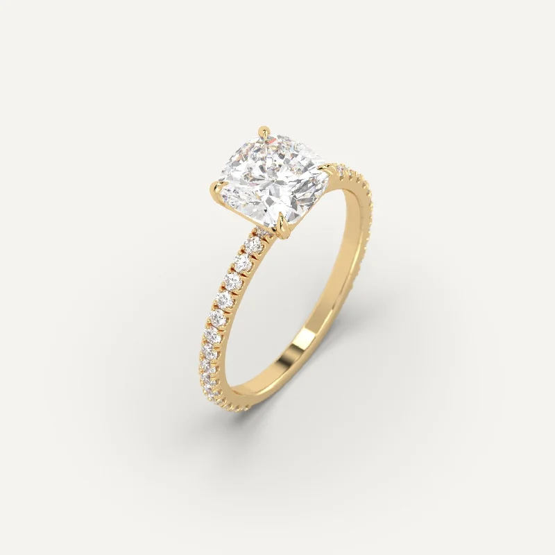 Huge Markdowns On Premium Jewelry Styles 2 carat Cushion Cut Diamond Ring