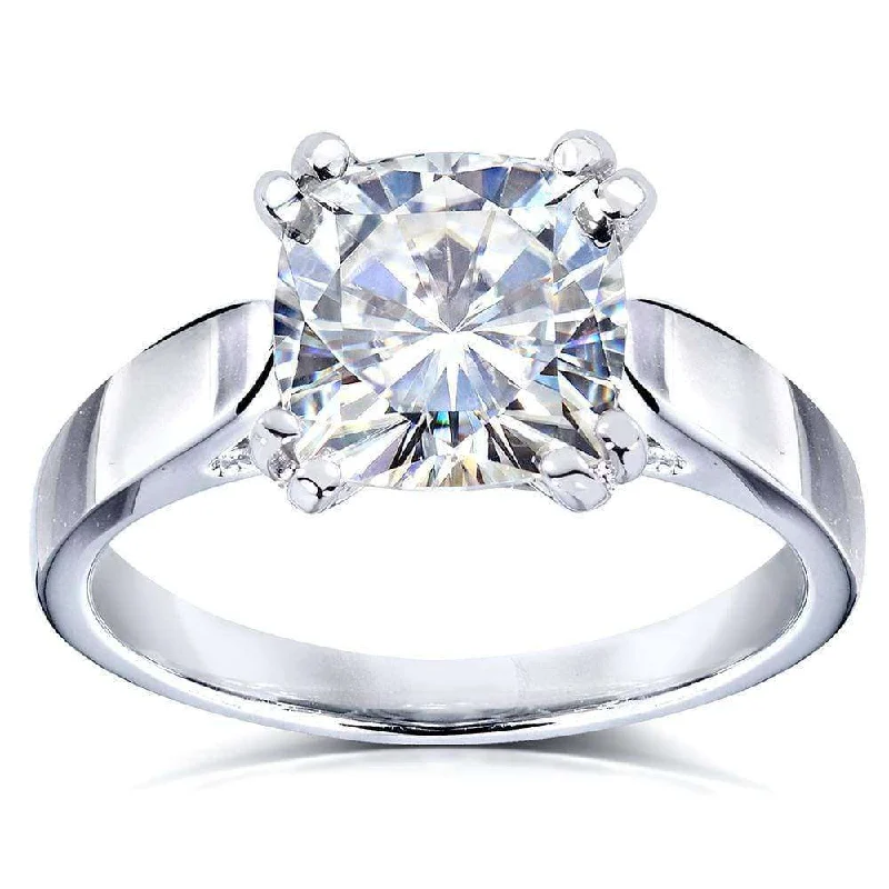 Grab Exquisite Jewelry At The Lowest Prices 2 Carat Cushion Moissanite Simple Solitaire Ring Grab Exquisite Jewelry At The Lowest Prices 2 Carat Cushion Moissanite Simple Solitaire Ring